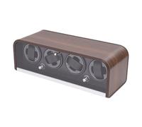 Dilwe Automatic Watch Winder, 10dB Silent Motor Watch Winder Box with Smartphone LED Control and 5 Rotation Modes for Collectors (4 Positions)