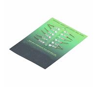 Dilwe Bait Spike, Carp Fishing Bait Spike Lure Hook Sting Pin with Silicone Ring, 12pcs