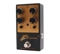 Dilwe Bass Effects Pedal, Dual Filter Low Pass 50-500Hz High Pass 100Hz-1kHz Tone Shaping, JFET CMOS Hybrid Gain Low Noise Distortion, with Active 500Hz 12dB Midrange Knob, for Bass