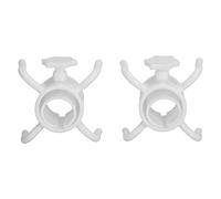 Dilwe Beach Umbrella Hook, Durable Plastic Hanging Hook with 4 Claws for Towel, Hat, Sunglasses Holder - Ideal for Beach Use, 2 Pack (White)