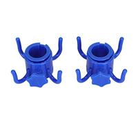 Dilwe Beach Umbrella Hook, Durable Plastic Hanging Hook with 4 Claws for Towel, Hat, Sunglasses Holder - Ideal for Beach Use, 2 Pack (Blue)