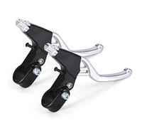 Dilwe Bicycle Brake Levers, Aluminium Alloy Bicycle Brake Handle Mountain Road Bike Handlebar Brake Level Handles for Cycling, 1 Pair