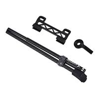 Dilwe Bicycle Kickstand, Carbon Fiber Quick Adjust Height Side Stand Support Rear Mount Stand with a Storage Box Bike Accessory