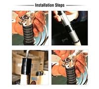 Dilwe Bike Handlebar Riser Extender, Aluminum Alloy Bicycle Handlebar Tube Stem Riser Extension Extender Cycling Accessories