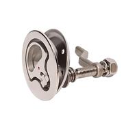 Dilwe Boat Cam Latch Stainless Steel Adjustable Marine Lock with Back Plate for Ships Yachts Motor Homes Floor Buckle Pull Ring