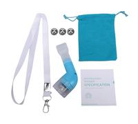Dilwe Breathing Trainer, Lung Function Exercise Device with 3 Stainless Steel Balls for Mucus Clearance and Respiratory Health, Portable and Durable (Green)