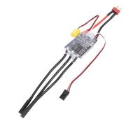 Dilwe Brushless ESC, 75A RC Electronic Speed Controller for 540 3650 3670 RC Brushless Motors, T Type Input Power Plug for Model Car