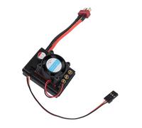 Dilwe Brushless ESC, Remote Control Car Upgrade Accessory for 144010 124017 124016 124007 184016 124008 C8803, with Fan for Enhanced Performance