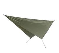 Dilwe Camping Tarp, Waterproof Sun Shade Rain Cover 360x290cm Polyester Cloth with Moisture Proof Function, for Hammock Beach Picnic Outdoor Use (OD Green)