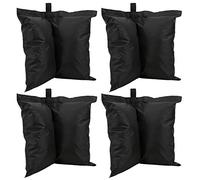 Dilwe Canopy Weights, 4PCS Sand Bags for Outdoor Tent 120 LBS, with Hook Strap for Easy Seal, Durable Oxford Cloth, Suitable for Camping Sunshade Sports Umbrella Trampoline