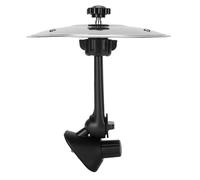 Dilwe Car Crash Cymbal, Car Air Vent Crash Cymbal for Vehicles Air Vent Dash Small Fun Practical Accessories (Silver)