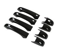 Dilwe Car Exterior Door Handle Cover, Glossy Black ABS Outside Door Handle Protector, Covers Scratches, Direct Fit Replacement for WK2 WL 2011 to 2022