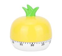 Dilwe Cartoon Kitchen Timer Mechanical Timepiece Manual Countdown Tool for Cooking and Baking (Yellow)