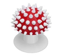 Dilwe Cat Self Groomer, 3D Printed Mushroom Shape Corner Massage Comb with Scratch Pad for Indoor Cats