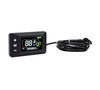 Dilwe Color Screen Bike LCD Display, Electric Bicycle Backlit Display with Handlebar Mount for Mountain Bike Scooter