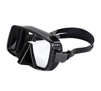 Dilwe Comfortable and High-Performance Diving Mask with Superior Material, Diving Goggles with Large Viewing Angle for a Pleasant Underwater Experience, Suitable for, Silica Gel, Black/1 Pack