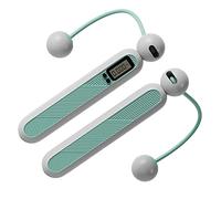 Dilwe Cordless Jump Rope, Counter Weighted Skipping for High School Entrance Examination, Glacier Blue, Fitness Exercise, Sports Training, for Students, Teens, Outdoor Use