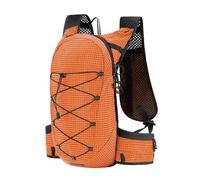 Dilwe Cycling Hydration Backpack, Lightweight Breathable PU Material with Reflective Strips and Chest Whistle, for Outdoor Sports Hiking Camping Riding (10L)