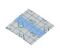 Dilwe Disposable Makeup Hand Palette 100pcs Self Adhesive Transparent Sticker for Salon, Home Use, PU Film