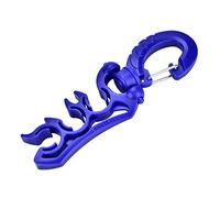 Dilwe Diving Regulator Hose, BCD Hose Holder for Scuba Diving with Clip Hook, 360¡ã Rotatable Plastic Tube Clamp (Black)