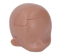 Dilwe DIY Exquisite Removable Doll Head for 1/12 Ball Jointed Dolls, Plastic Cement Material, Suitable for Doll Customization (Coffee)