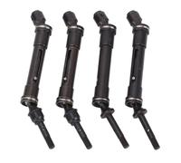 Dilwe Drive Shaft Upgrades Stainless Steel Front And Rear CVD Driveshaft for Slash RC Car, High Strength Metal Axle Shafts Universal Joint Replacement for Enhanced Performance