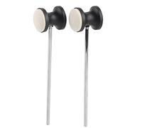 Dilwe Drum Beater, 2Pcs Bass Drum Pedal Beater Mallet Durable Drum Pedal Beater Mallet Drum Pedal Hammer Upgrade Replacement Kit Percussion Instrument Accessories