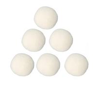 Dilwe Dryer Balls 6 Pack Wool Laundry Drying Balls for Reducing Static and Wrinkles Reusable Fabric Softener Alternative Faster Drying for Clothes (4cm)