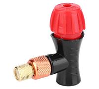 Dilwe Durable and Easy to Use Aluminum Alloy CO2 Bicycle Inflation Valve Head for Road and Mountain Cyclists Left Right: 3 X 7 21 Speed Suitable for Valves/Material: Aluminum Alloy Color: Black