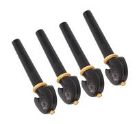 Dilwe Ebony Wood Violin-Turniot-Taring-Hands-Carré Albalone and 4PCS INFLUSATION Non-slip and Comfortable for Violin Accessories (Abalone shell)
