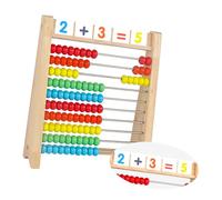 Dilwe Educational Abacus Counting Rack for Babies, with Abacus Techniques, Great Learning Experience, Wooden Material