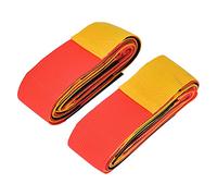 Dilwe Elastic Foot Leggings, Strong Stretching Force Multiplayer Legged Fixed Belt for Parent Child Activities, with Hook Loop for Teamwork Games, Training Institutions, (6-person leggings (1 pair))