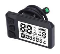 Dilwe Electric Cycle LCD Display, Computer Control Panel for Mid Drive Motor 530S, Backlight, Easy Installation for 01 02 HD