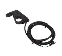 Dilwe Electric Scooter Thumb Throttle Lever Plastic Rubber Accelerator Handle Assembly 12V to 72V 3 Pin Connector 22mm Left Right Compatible for Electric Bike Riders