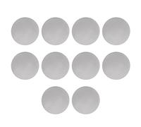 Dilwe EVA Foam Balls, 10pcs 65mm Soft Practice Balls with High Hit and Abrasion Resistance for Indoor Outdoor Training, Kids and Pets Play (Grey)