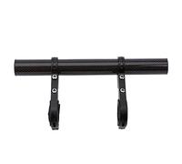 Dilwe Extensor of the Bicycle Handlebar Support, Assembly of Light Bicycle Light for the Tachometer Aluminum Alloy Support with Two Jug Holders, Enriched the Selection Installation for Cyclists