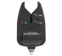 Dilwe Fishing Bait Alarm LED Indicator Audible Visual Alarming Adjustable Volume For EU Style Rod Holder Sound Light Alert Night Fishing Energy Saving