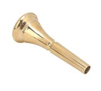 Dilwe French Horn Mouthpiece, Brass Standard Replacement Mouthpiece for Novice and Professional Players, with Smooth Airflow Design for Stage Performance and Practice