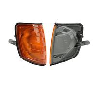 Dilwe Front Turn Signal Corner Lamp ABS Front Turn Corner Light Yellow Lens Replacement for E Class W124 1984 to 1995 for Sedan Coupe Wagon Drivers Needing Blinker (Right 1248260143)