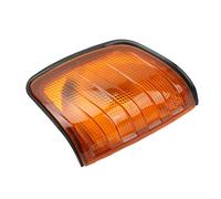 Dilwe Front Turn Signal Corner Lamp ABS Front Turn Corner Light Yellow Lens Replacement for E Class W124 1984 to 1995 for Sedan Coupe Wagon Drivers Needing Blinker (Left 1248260043)