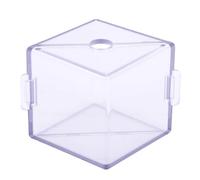 Dilwe Fruit Shaping Mold, Reusable Easy Clean Eye Catching Weather Proof Growing Mould for Tomatoes Strawberries Cucumbers with ABS Material (Cube)