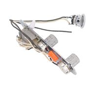 Dilwe Fully Loaded Guitar Control Plate, 3 Way Volume Tone Controls Plate, Telecaster Replacement with Harness for Electric Guitar (Silver)