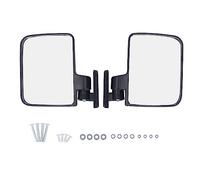 Dilwe Golf Cart Mirrors Side Rearview Mirrors for Golf Carts with Convex Lens for Wider View Adjustable Club Accessories