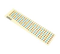 Dilwe Guitar Fretboard Stickers, High Definition Note Decals and Musical Scale Fingerboard Frets Map for Practice, with No and Wear Resistant