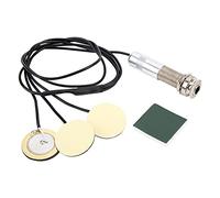 Dilwe Guitar Pickup, Self Adhesive Piezo Transducer with 3 Shaking Head for Acoustic Ukulele Violin Viola Banjo Mandolin Resonator Guitars (Black)