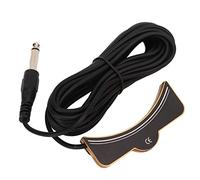 Dilwe Guitar pickup, soundhole pickup with pad design for acoustic guitar, no hole opening, clean sound quality, low feedback, durable metal and plastic material, easy to install