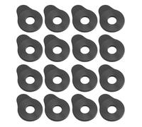 Dilwe Guitar Strap Locks, Rubber Fit 16 Pack Strap Lock Buttons for Acoustic Electric Bass Guitar, Secure Non Slip Replacement Set for Stage Studio