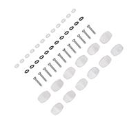 Dilwe Guitar Tuning Keys, 12Pcs Pearl White Machine Head Tuner Knobs With Screws Washers For Acoustic Classical Guitars (large square)