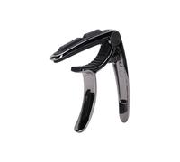 Dilwe Guitar, Zinc Alloy 6-String Acoustic Guitar with Pick Holder for Ukulele Banjo Mandolin (Black)