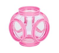 Dilwe Hamster DIY Tunnel Fittings with Ventilation for Small Pets Training Line, Pink/Blue, 2Pcs Tubes for Cage or Outside the Cage (Rosy)